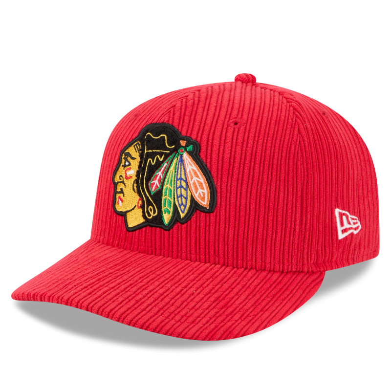 New Era - 59FIFTY Fitted Cap - Chicago Blackhawks - CHENILLE POP - Red - Headz Up 