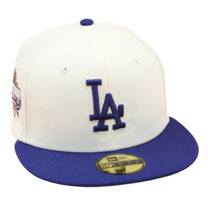 New Era - Los Angeles Dodgers 59Fifty Fitted 100 Years Anniversary - Chrome/Blue - Headz Up 