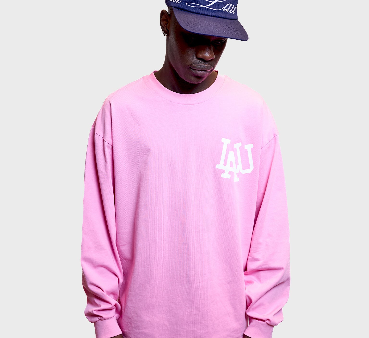 LAU LAU - Biggie Tee LS - Pink - Headz Up 
