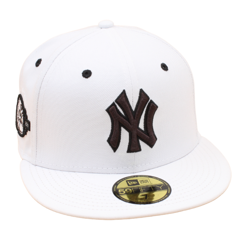 New Era - New York Yankees 59Fifty Fitted 100th Anniversary - White/Brown - Headz Up 