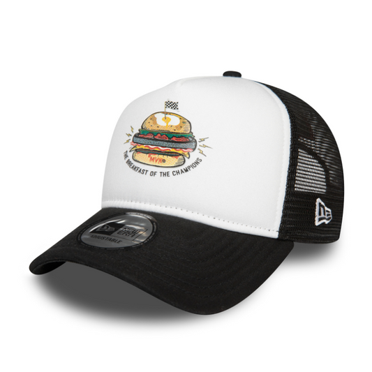 New Era - Food Trucker Cap - Aprilia - Black/White - Headz Up 