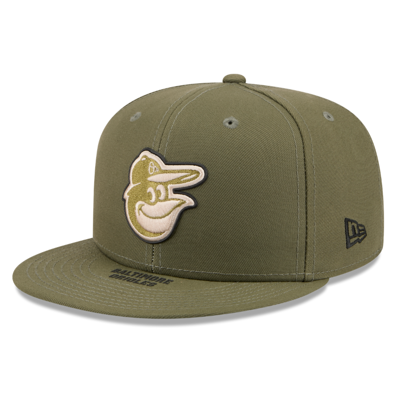 New Era - 59FIFTY - Baltimore Orioles - ARMED FORCES - Olive - Headz Up 