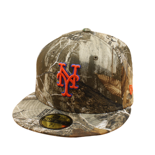 New Era - 59fifty Fitted Cap - New York Mets - Real Tree Camo - Headz Up 