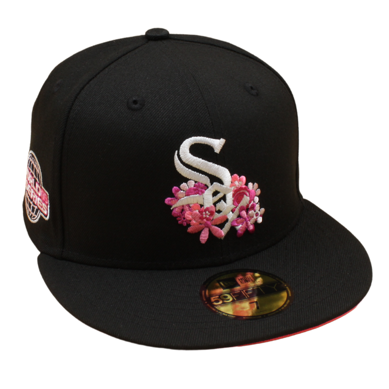 New Era - 59FIFTY - Chicago White Sox - FLOWER POWER WS 2005 - Black/Pink UV - Headz Up 