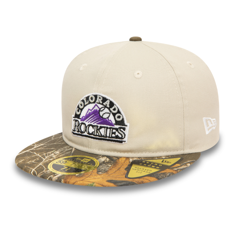 New Era - 59fifty Retro Crown - Colorado Rockies - Real Tree Camo - Headz Up 