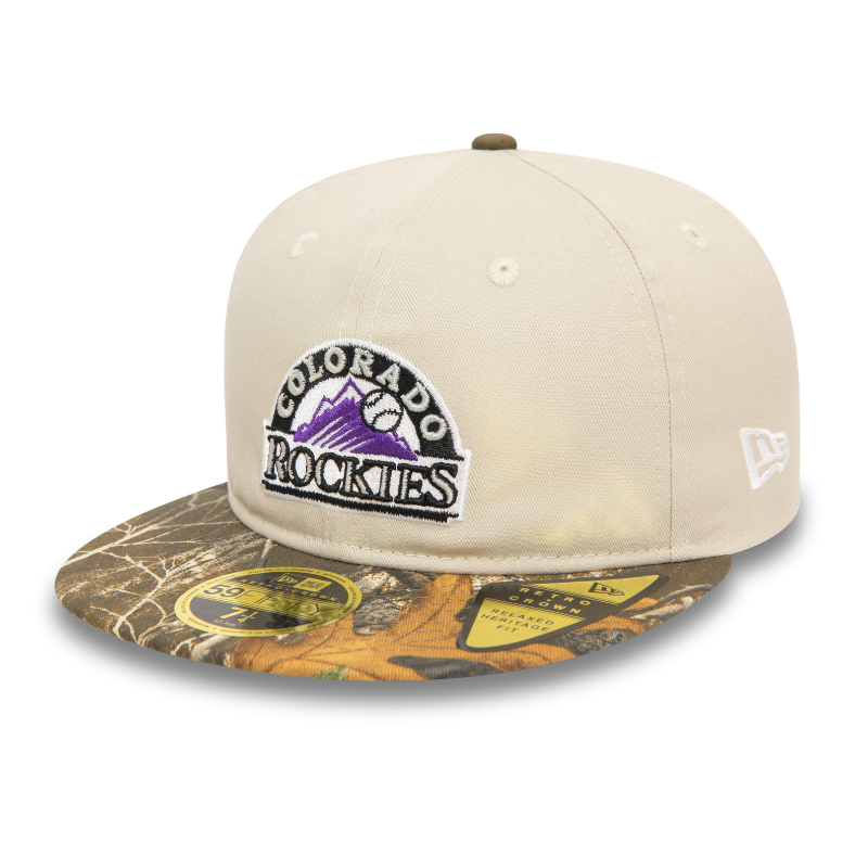 New Era - 59fifty Retro Crown - Colorado Rockies - Real Tree Camo