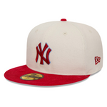 New Era - New York Yankees Cord - Off White/Red - Headz Up 
