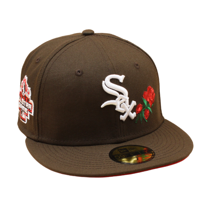 New Era Chicago White Sox Cooperstown 2003 All Star Game 59Fifty Fitted Rose - Walnut/Red - Headz Up 