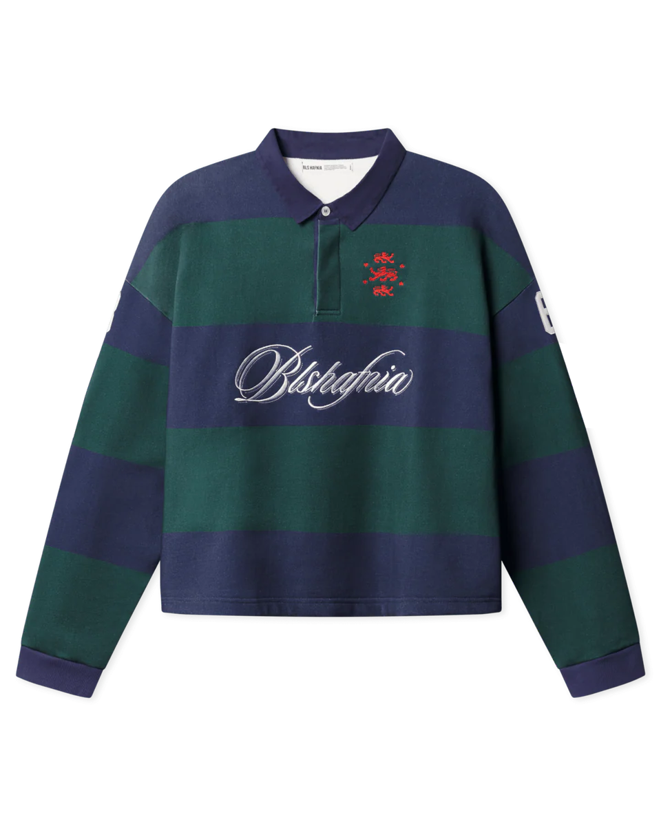 BLS - Florentina Polo LS - Green/Navy - Headz Up 