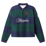 BLS - Florentina Polo LS - Green/Navy - Headz Up 