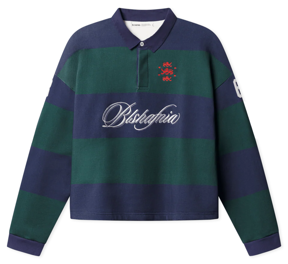 BLS - Florentina Polo LS - Green/Navy - Headz Up 