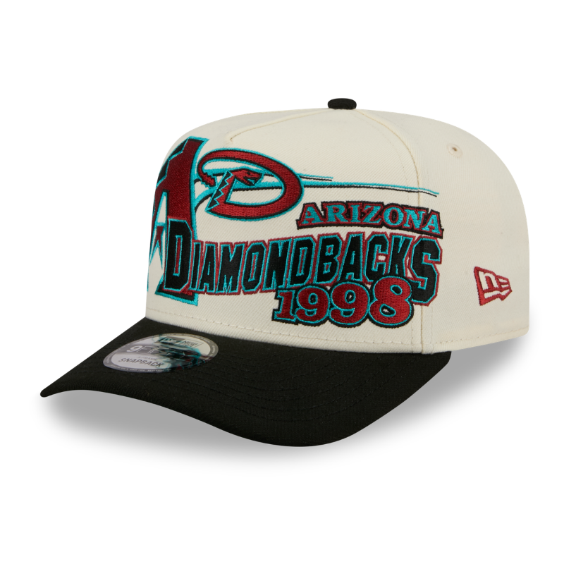 New Era - 9FIFTY A-Frame Snapback - Classics - Arizona Diamondbacks - Chrome/Black - Headz Up 