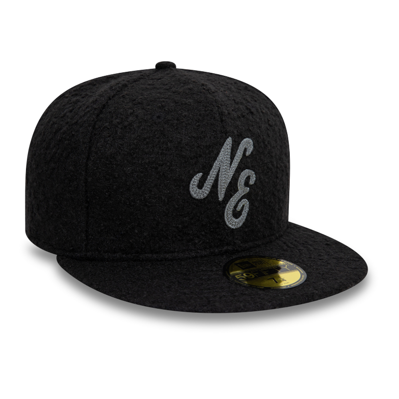 New Era - 59FIFTY Fitted Cap - New Era X Moon Wool - Black - Headz Up 