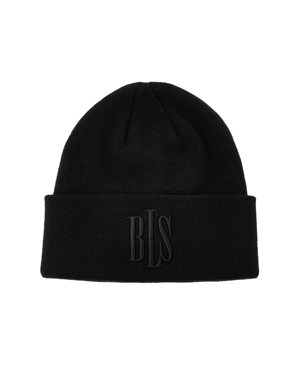 BLS - Classic 3D Beanie - Black/Black - Headz Up 