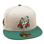 New Era - 59FIFTY - Atlanta Braves - FLOWER - Stone/Green - Headz Up 