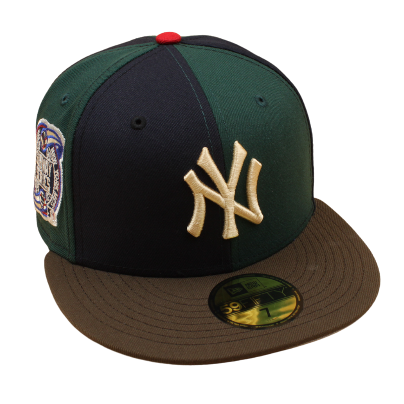 New Era - 59FIFTY Fitted Cap - New York Yankees - Subway Series 2000 -  Navy/DK Green/Walnut - Grey UV - Headz Up 