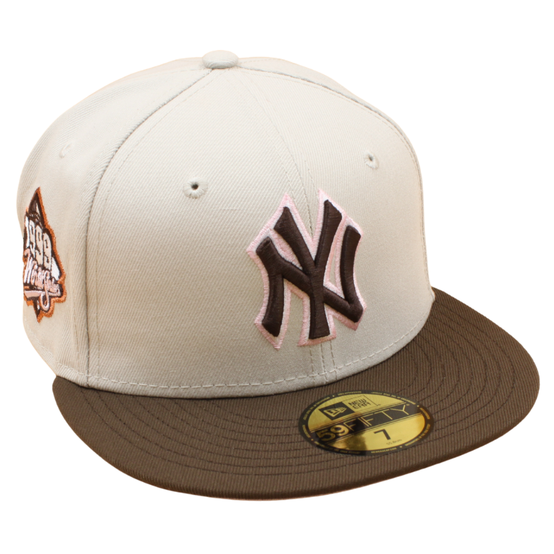 New Era - 59FIFTY - New York Yankees - WS 1999 - Stone/Walnut Pink UV - Headz Up 