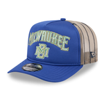 New Era - 9FIFTY A-Frame ARCHED Trucker - Milwaukee Brewers - OTC - Headz Up 