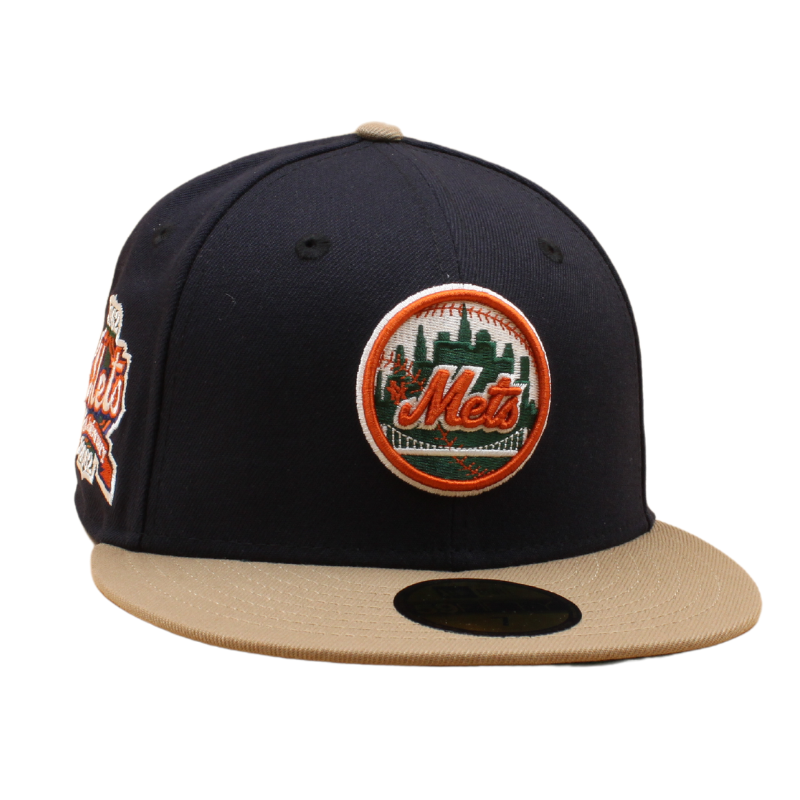 New Era - New York Mets Cooperstown 59Fifty Fitted - 40th Anniversary 1962-2002 - Navy/Khaki - Headz Up 