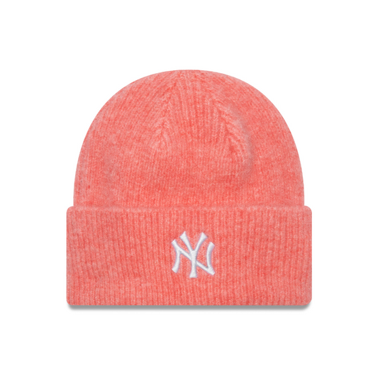 New Era - WMNS Wide Cuff Beanie - New York Yankees - Pastel Pink