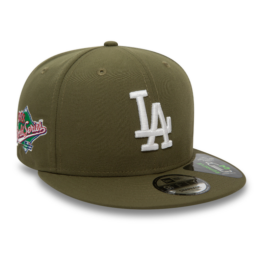 New Era - Los Angeles Dodgers 9Fifty Snapback Repreve - Olive/White - Headz Up 