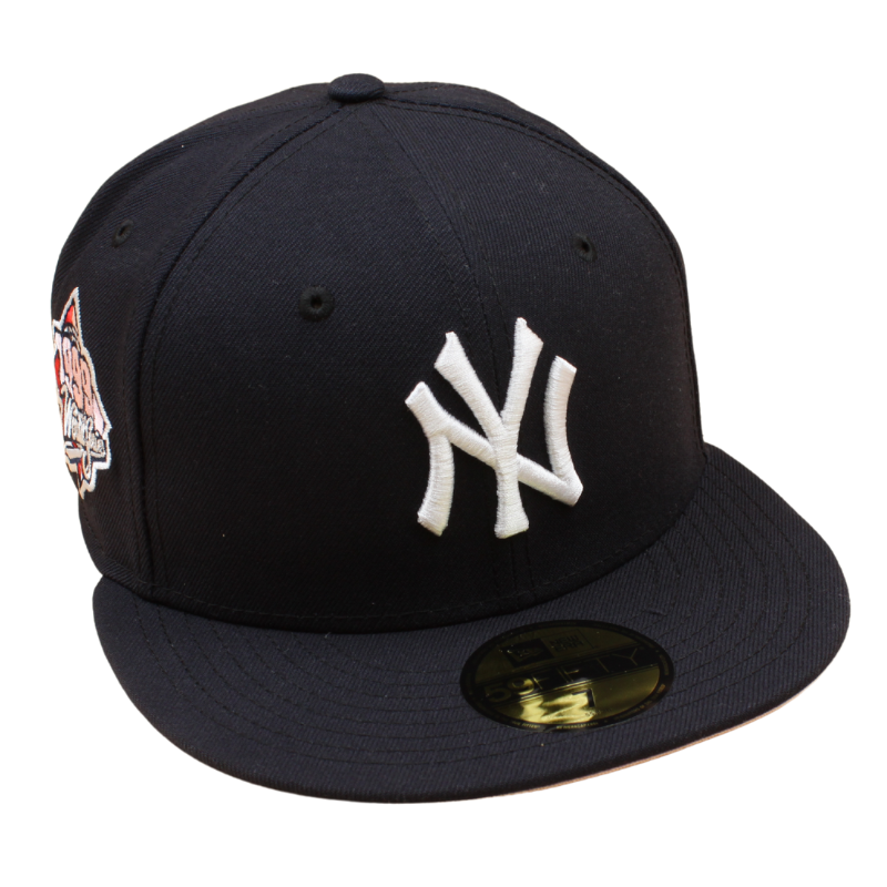 New Era - 59FIFTY - New York Yankees Cooperstown - Classic Logo WS 1999 - Navy/Pink UV - Headz Up 