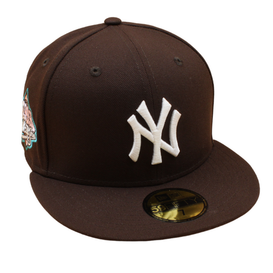 New Era - 59FIFTY Fitted Cap - New York Yankees - 1999 World Series - Burnt Wood/Pink UV