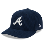 New Era - 59FIFTY Fitted Cap - Atlanta Braves - CHENILLE POP - Navy - Headz Up 