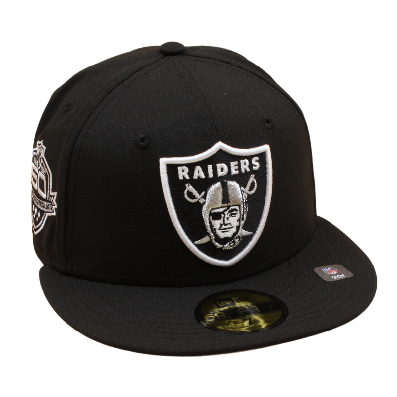 New Era - 59FIFTY Fitted Cap - Las Vegas Raiders - 50th Anniversary - Black/Grey UV - Headz Up 