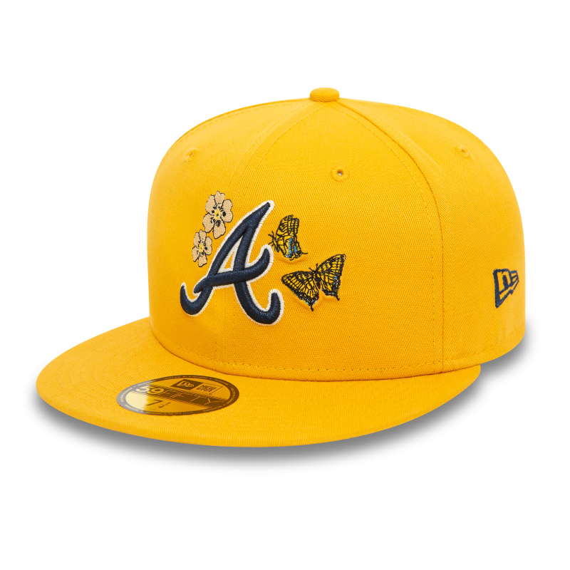 New Era - MLB ICON - 59fifty Fitted Cap - Atlanta Braves - Yellow