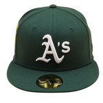 New Era - 59Fifty Fitted Cap - Oakland Athletics - Rickey Henderson - Dark Green - Headz Up 