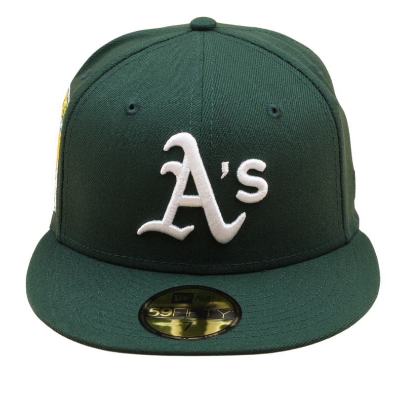 New Era - 59Fifty Fitted Cap - Oakland Athletics - Rickey Henderson - Dark Green - Headz Up 