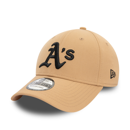 New Era - 39thirty - Stretch Nylon - Oakland Athletics - Light Brown