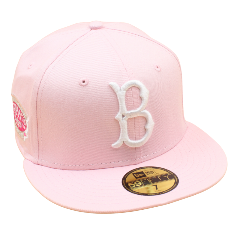 New Era - 59FIFTY - Brooklyn Dodgers Cooperstown - 1955 Anniversary - Pink/Grey UV - Headz Up 