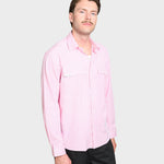 LAU LAU -  Striped Shirt - Pink/white - Headz Up 