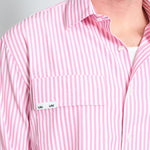 LAU LAU -  Striped Shirt - Pink/white - Headz Up 