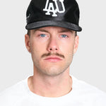 LAU LAU - Baseball Cap - Black Satin - Headz Up 