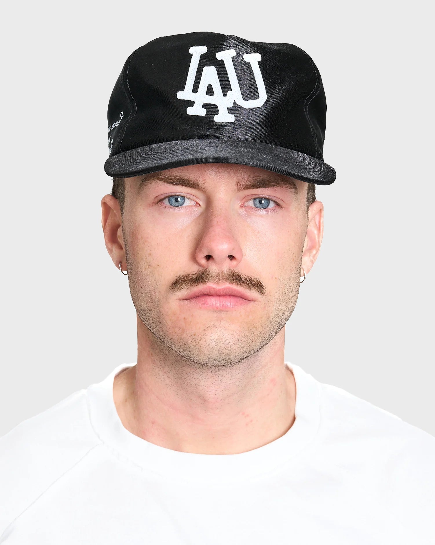 LAU LAU - Baseball Cap - Black Satin - Headz Up 