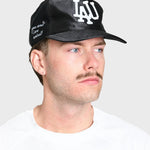 LAU LAU - Baseball Cap - Black Satin - Headz Up 