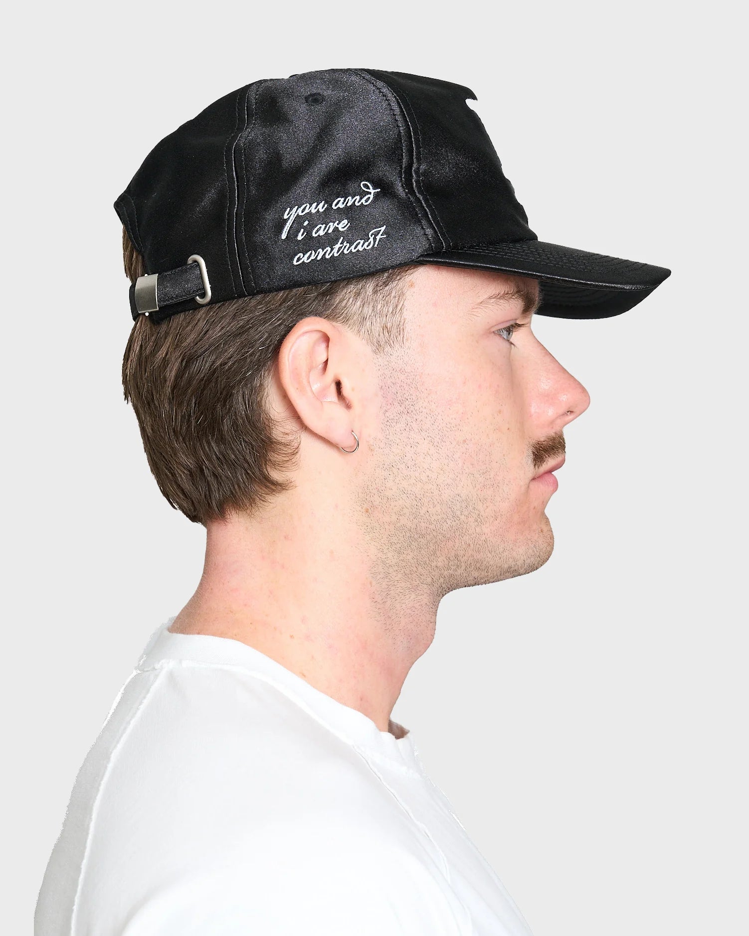 LAU LAU - Baseball Cap - Black Satin - Headz Up 