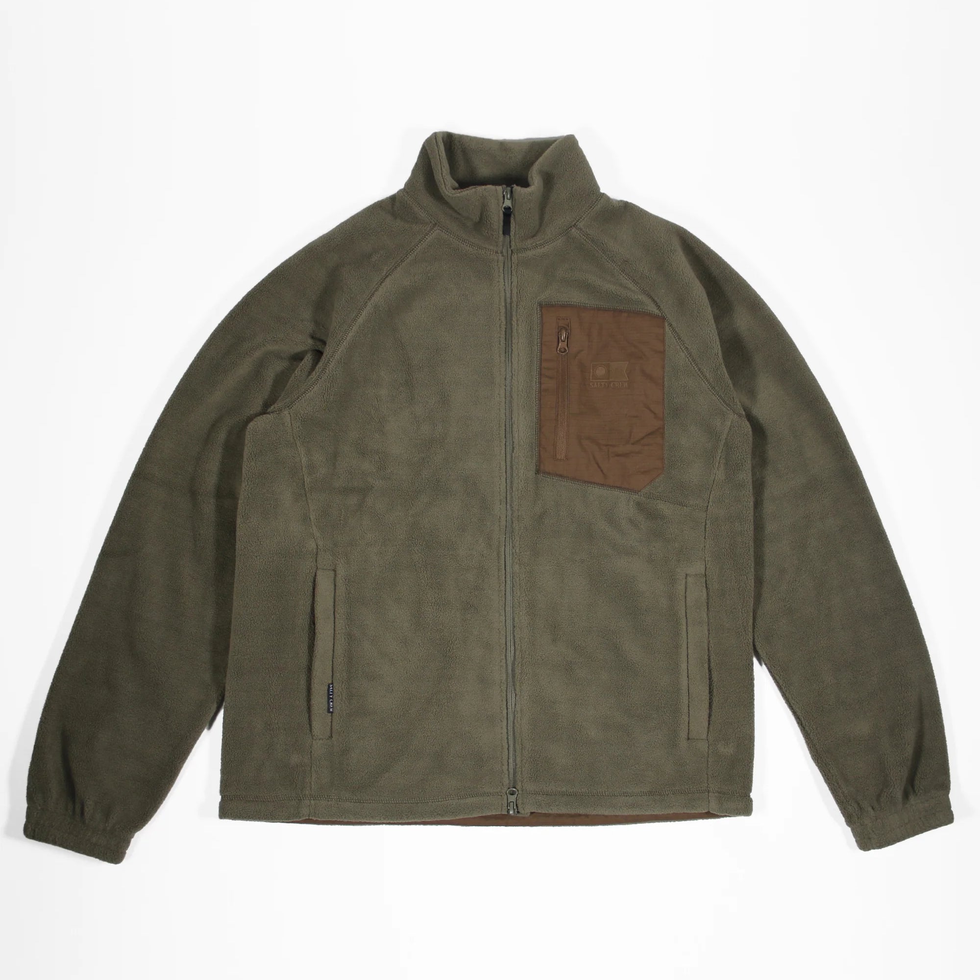 SALTY CREW - DRAG POLAR ZIP SC - Dusty Olive - Headz Up 