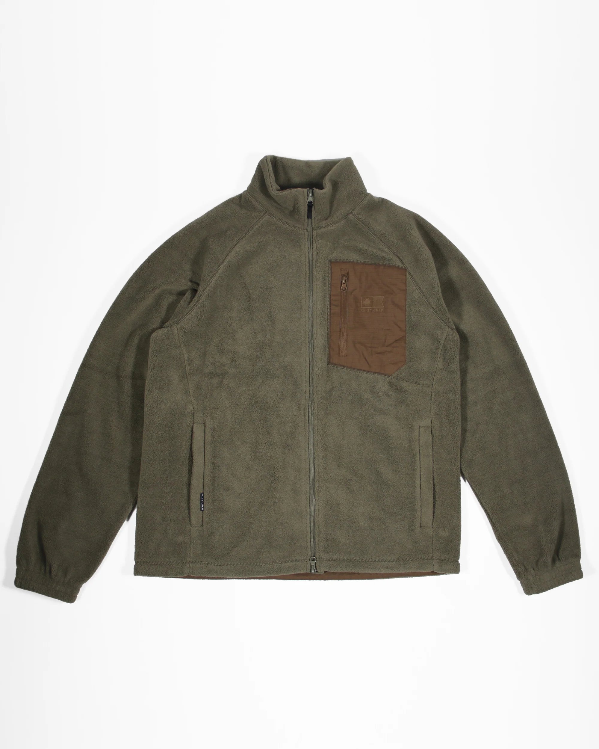 SALTY CREW - DRAG POLAR ZIP SC - Dusty Olive - Headz Up 