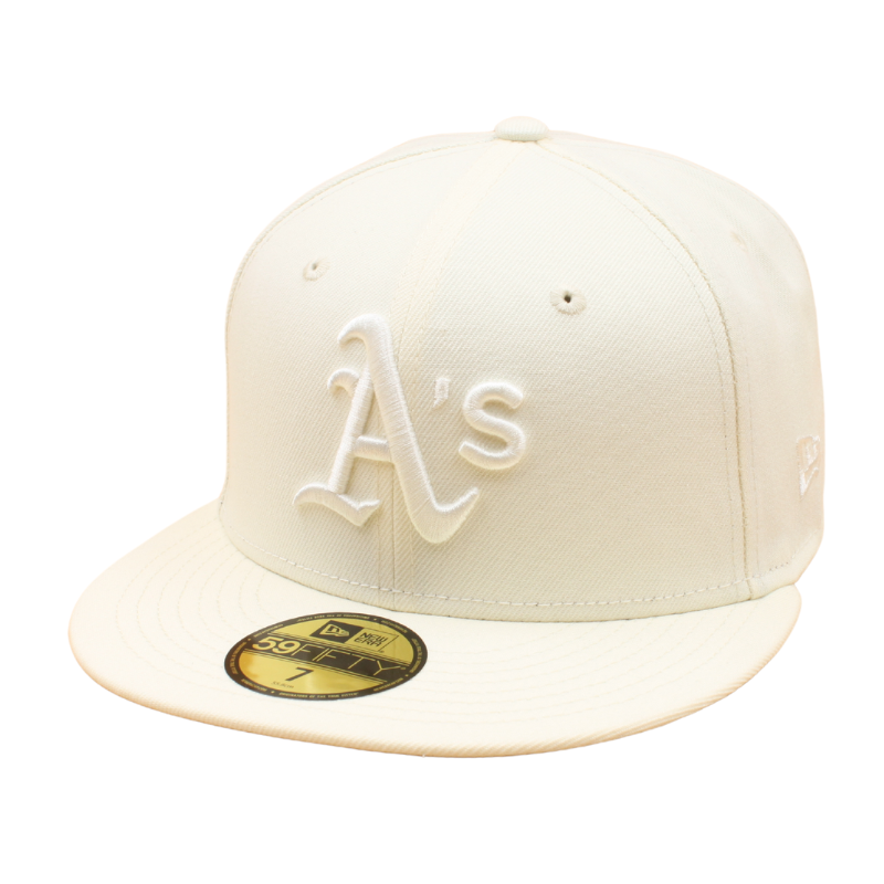 New Era - 59FIFTY Fitted - Oakland Athletics - Chrome/Chrome Dark Green UV