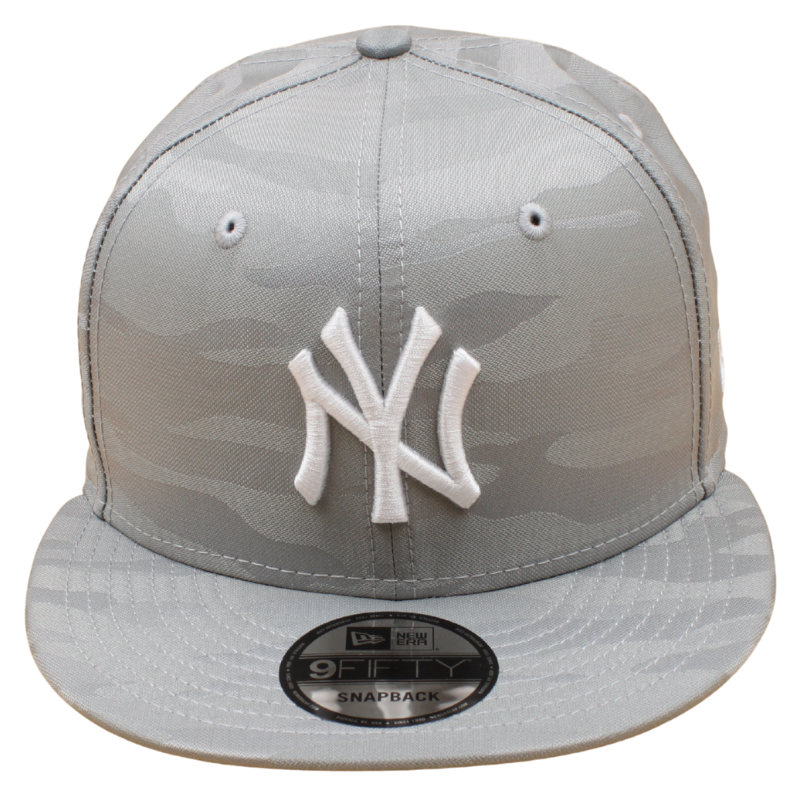 New Era - 9FIFTY Snapback - New York Yankees  - TONAL CAMO - Grey - Headz Up 