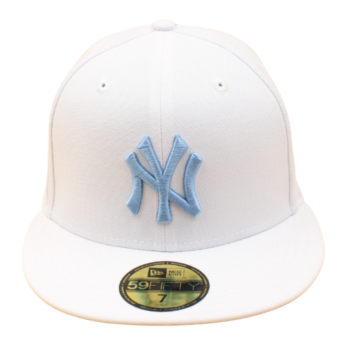 New Era - 59FIFTY - New York Yankees Cooperstown 27TH Anniversary - White/Sky Blue - Headz Up 