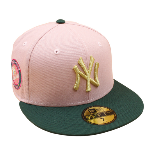 New Era - 59FIFTY Fitted -  New York Yankees - 50th Anniversary Pink Rouge/Dark Green