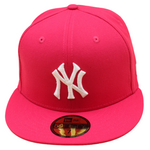 New Era - 59FIFTY Fitted - New York Yankees -  75th World Series - Bright Rose/Grey UV - Headz Up 