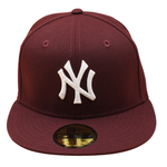 Maroon New Era 59FIFTY New York Yankees World Series 1950 cap med teamlogo og detaljer