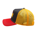 Stetson - Rocking Your World Trucker Cap - Grey/Yellow/Red - Headz Up 