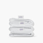 Jason Markk microfiber håndklæder 3-pack i grå, bløde og absorberende til rengøring og pleje af sko og udstyr.